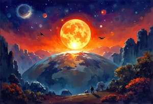 Day and night, light and dark - Ao ma le po, malamalama ma le pouliuli